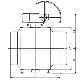 High-pressure floating ball valve